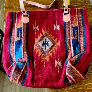 Southwest Wool Tote Purse/Bag. Native American Western Style.